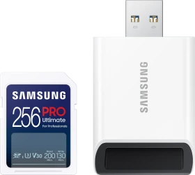 Samsung PRO Ultimate R200/W130 256GB USB-Kit, UHS-I U3, Class 10