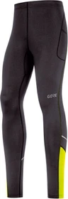 Gore Wear R3 Mid Tights Laufhose lang black/neon yellow (Herren)