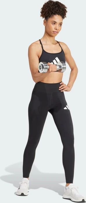 adidas Aeroreact Big Logo Graphic Bra Sport-BH black (Damen)
