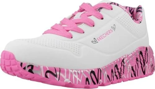 Skechers Uno Lite Lovely Luv weiß/rosa (Junior)