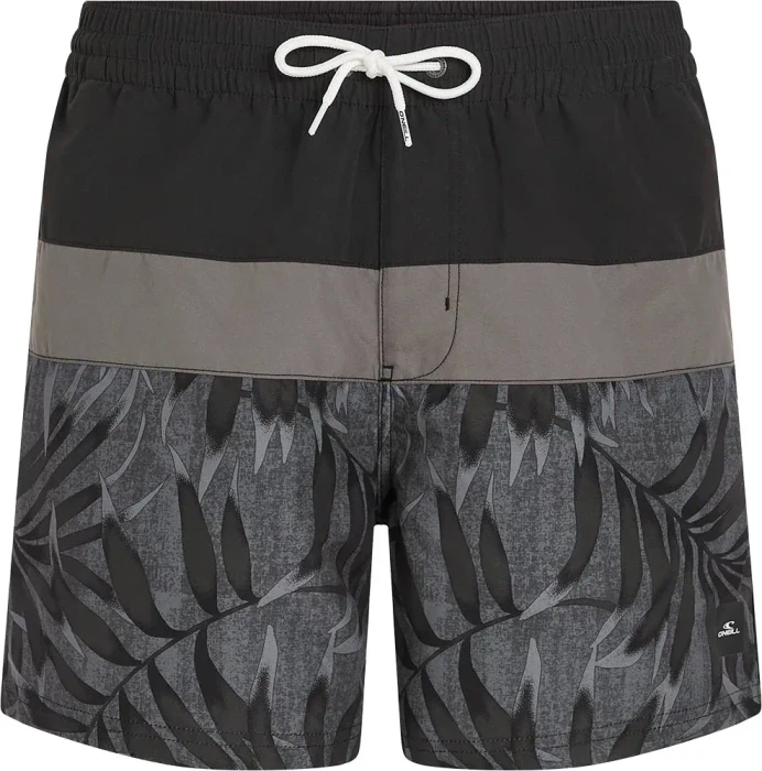 O'Neill Cali Block 15" Badeshorts black dipped leaves (Herren)