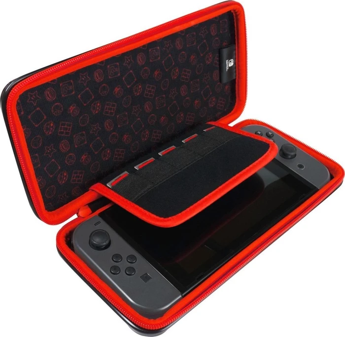 Hori Aluminium Case Mario Tasche rot/weiß (Switch)