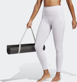 adidas Yoga Essentials High-Waisted Hose lang silver dawn (Damen)