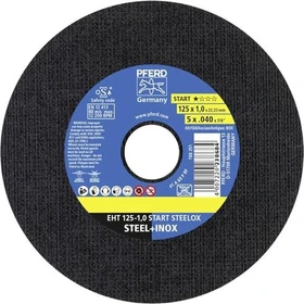 Pferd EHT 125-1.0 Start STEELOX Trennscheibe, 125x1x22.23mm, 25 Stück