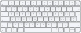 Apple Magic Keyboard mit Touch ID für Mac mit Apple Chip (USB-C), weiß/silber, USB/Bluetooth, CH