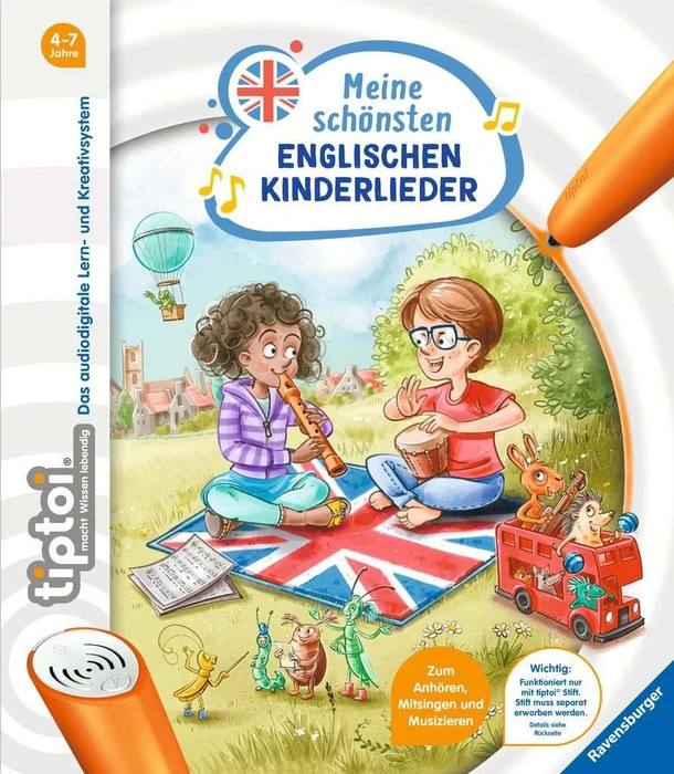 Ravensburger tiptoi Buch: Meine schönsten englischen Kinderlieder