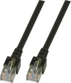 EFB Elektronik CCA Patchkabel, Cat5e, SF/UTP, RJ-45/RJ-45, 10m, schwarz