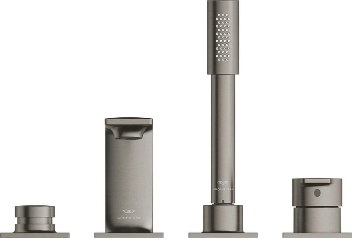 Grohe Allure 4-Loch-Einhand-Wannenkombination hard graphite gebürstet