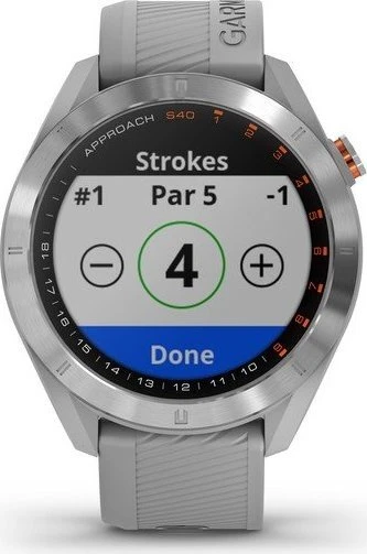 Garmin Approach S40 GPS-Golfuhr grau