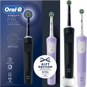 Oral-B Vitality Pro D103 Duo CrossAction lilac mist/black + 2. Handstück