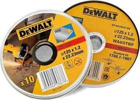DeWalt DT42340TZ Inox Trennscheibe, 125x1.2x22.23mm, 10 Stück