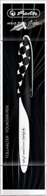 Herlitz my.pen style just black, rechte Hand/linke Hand, mittel, Folienbox