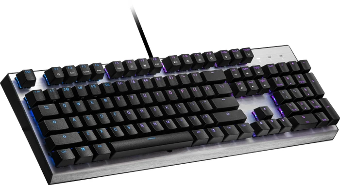 Cooler Master CK351, LEDs RGB, schwarz/silber, LK DarGo Optical BROWN, USB, DE