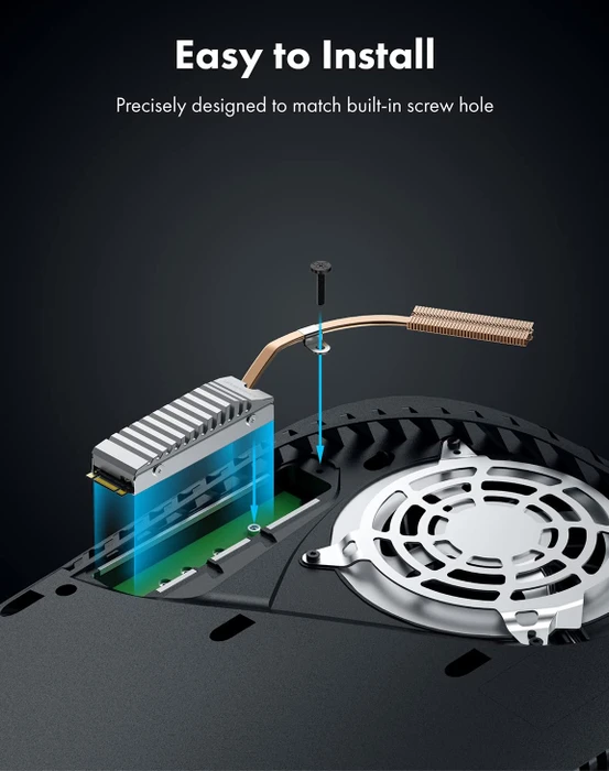 Graugear G-PS5HS01, Heatpipe-Kühler für PS5 Speichererweiterung