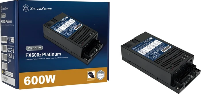 SilverStone FX600z Platinum 600W, Flex-ATX 2.4