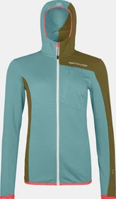Ortovox Fleece Light Grid Hooded Funktionsjacke ice waterfall (Damen)