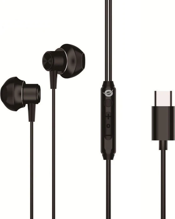 Conceptronic USB-C Ergonomisches Earbud-Headset