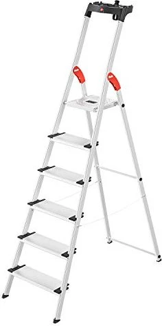 Hailo XXL Haushaltsleiter, 6 Stufen
