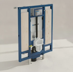 Geberit Duofix Element für Wand-WC, 112cm, mit Sigma UP-Spülkasten 12cm (UP320), barrierefrei, WC höhenverstellbar, für Stütz- und Haltegriffe