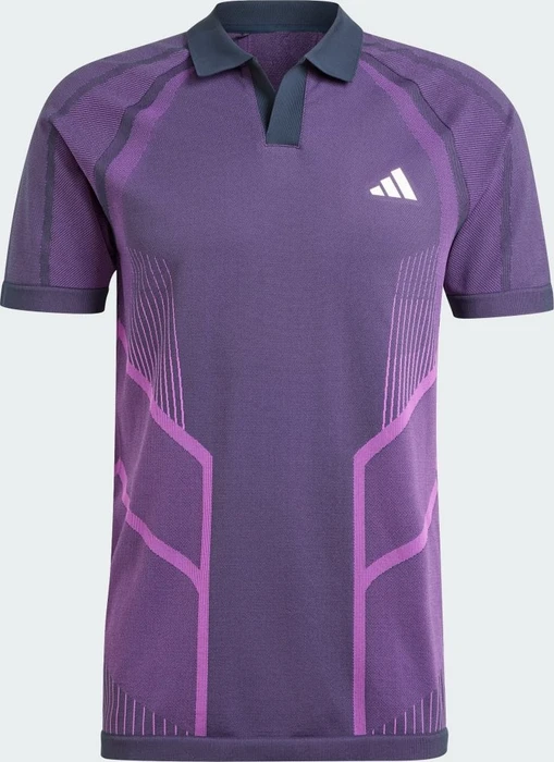 adidas Tennis Pro Seamless Aeroready FreeLift Poloshirt kurzarm aurora ink/preloved purple (Herren)