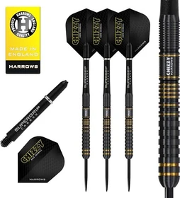 Harrows Supergrip 90% Steeltip Dartpfeil Set 22g