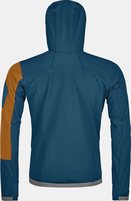 Ortovox Berrino Hooded Funktionsjacke petrol blue (Herren)
