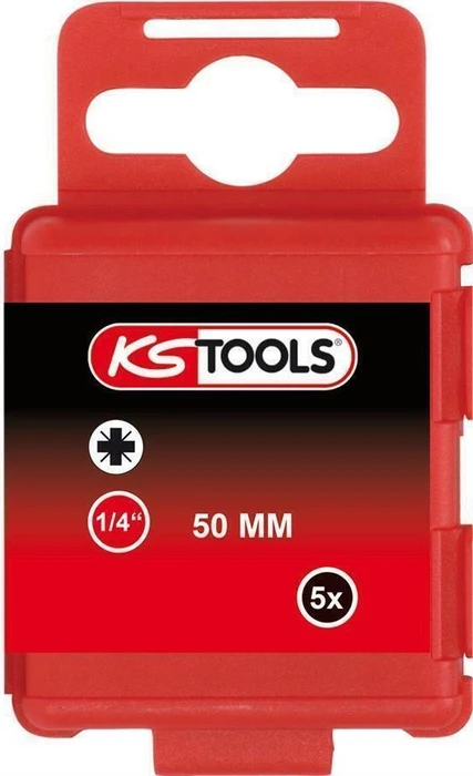 KS Tools Classic Pozidriv Bit 1/4", PZ4x50mm, 5 Stück