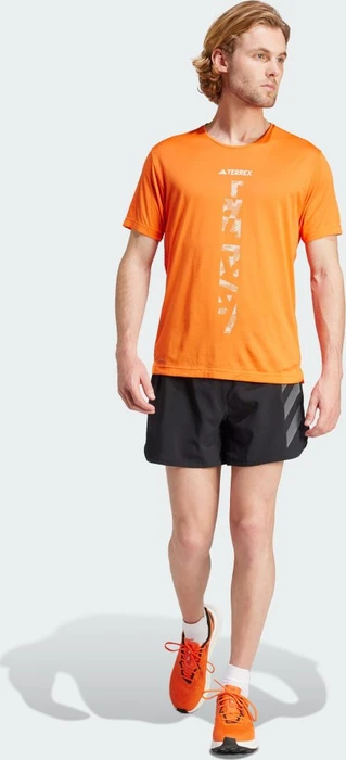 adidas Terrex Agravic Trail Laufshirt kurzarm semi impact orange/white (Herren)