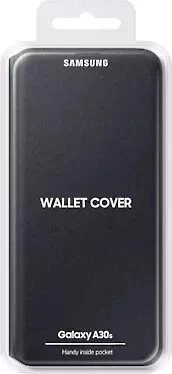 Samsung Wallet Cover für Galaxy A30s schwarz