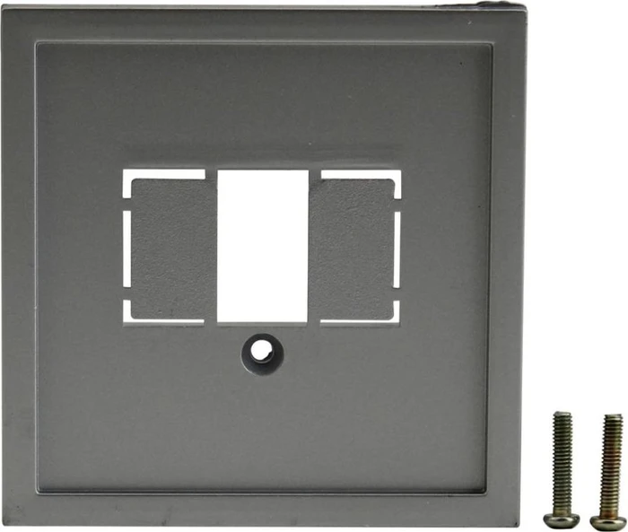 uniTEC MELBOURNE Serie 703 Abdeckung für TAE-Anschlussdose, silber
