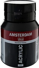 Royal Talens Amsterdam Standard Series Acrylfarbe, oxidschwarz, 500ml