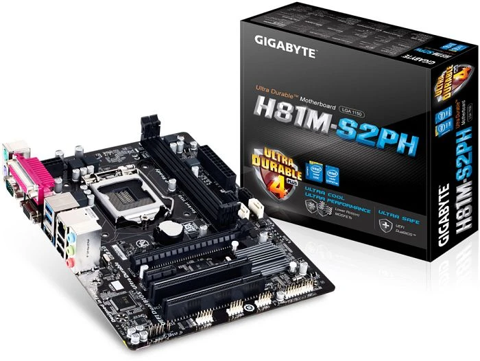 GIGABYTE GA-H81M-S2PH (Intel 1150)
