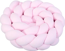 Babybay Jersey geflochten Nestchenschlange 180cm rosé