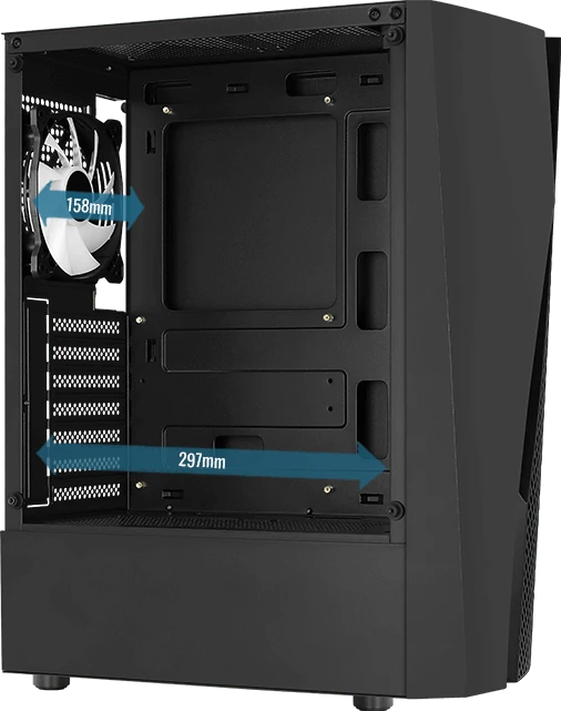 AeroCool Wave, Glasfenster