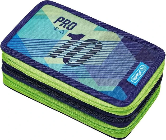 Herlitz Schüleretui TriCase gefüllt Green Goal