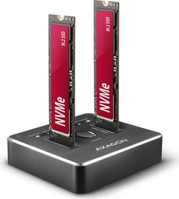 Axagon M.2 PCIe Clone Master Dockingstation, USB-C 3.1 (ADSA-M2C)