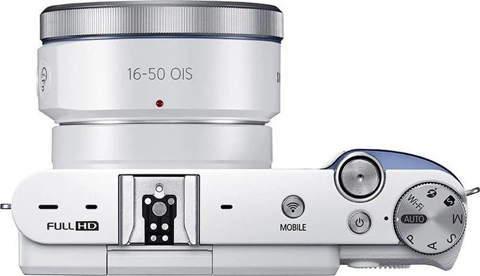 Samsung NX3300 weiß mit Objektiv NX 16-50mm 3.5-5.6 ED PZ OIS i-Function