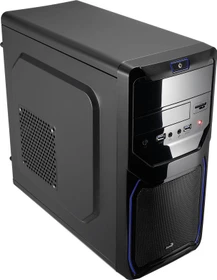 AeroCool QS-183 Advance schwarz, Lüfter LED blau