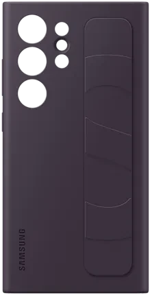 Samsung Silicone Grip Case für Galaxy S24 Ultra dark violet
