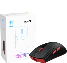 MSI Forge GM340 Wireless Gaming Mouse Black, USB/Bluetooth (S12-4301730-HH9)