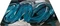 Cherry Xtrfy GP4 Street Blue Mauspad, groß Vorschaubild