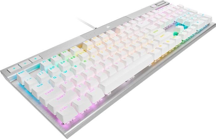 Corsair Gaming K70 RGB PRO, weiß, Corsair OPX, USB, DE