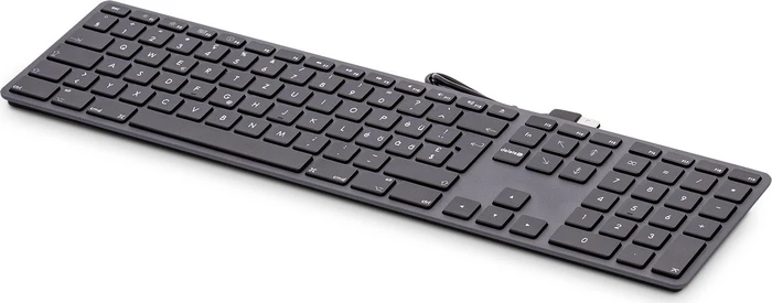 LMP Tastatur mit Zahlenblock für Mac, Space Gray, USB, UK
