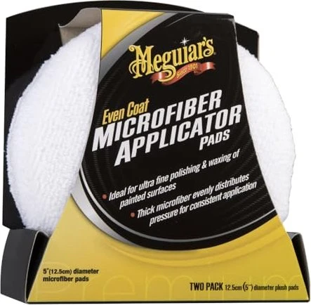 Meguiar's Even Coat Microfibre Applicator Pads, 2 Stück