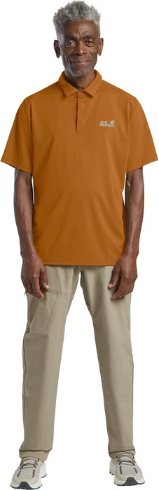Jack Wolfskin Delgami Poloshirt kurzarm autumn leaves (Herren)
