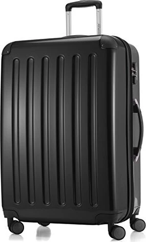 Hauptstadtkoffer Alex Spinner erweiterbar 75cm schwarz glänzend