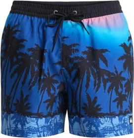 Quiksilver Everyday Printed Volley 15" Badeshorts monaco blue/thermotropics (Herren)
