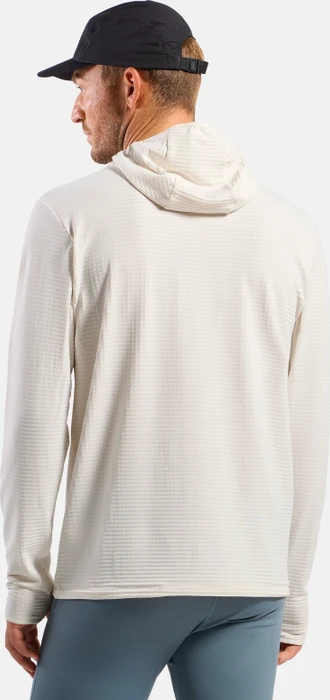 Odlo Essentials Thermal Hoodie Laufshirt langarm gardenia (Herren)