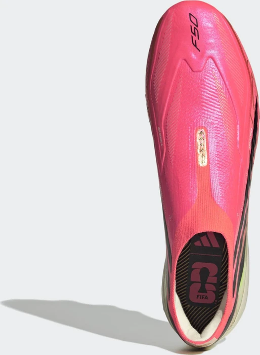 adidas F50 Hyperfast Elite Laceless FG solar turbo/core black/gold metallic