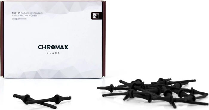 Noctua NA-SAV2 chromax.black, schwarz, 20 Stück